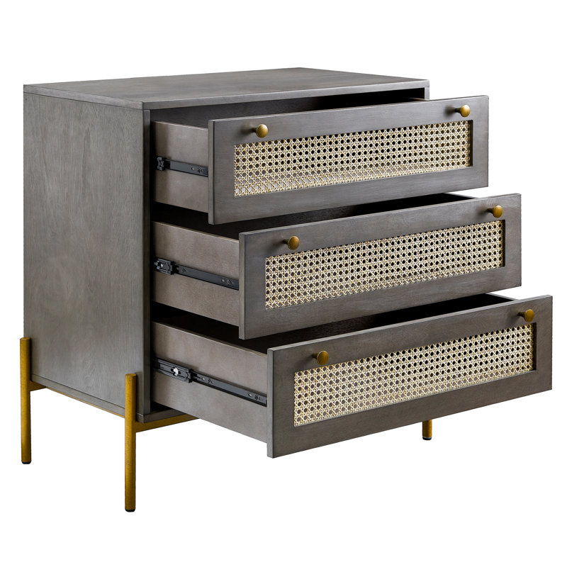 James Rance 3 Drawer Accent Chest Everly Quinn